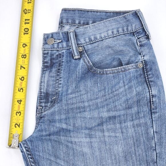 Levi's 511 Jeans Mens Size 32x32 Medium Blue Wash Denim Straight Leg - Picture 5 of 6
